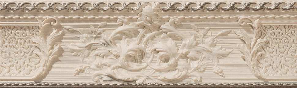 Керамическая плитка LIST DELICE DECORO MARFIL 9*29 / коллекция DELICE / производитель Azulev / страна Испания