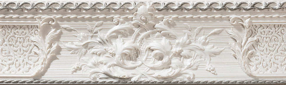 Керамическая плитка LIST DELICE DECORO BLANCO 9*29 / коллекция DELICE / производитель Azulev / страна Испания