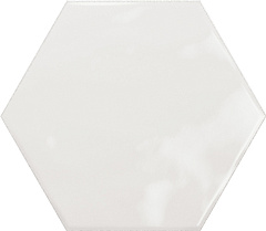 PT03134 Плитка GEOMETRY HEX WHITE GLOSSY 15X17,3 см