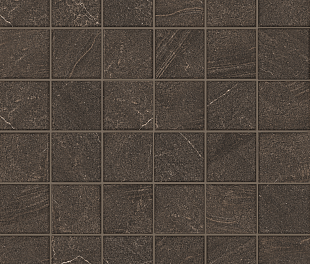 Плитка из керамогранита Estima Gabbro 30x30 коричневый (Mosaic/GB04_NS/30x30/5x5)