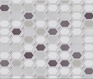Керамическая плитка Malwiya Grey Geometria Decor 24.2x70