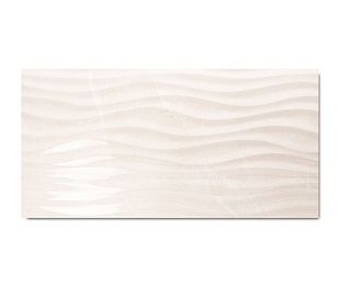 Love Ceramic Tiles Marble Curl Cream 35x70 Shine