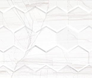 Плитка Ceramika Konskie Brennero White Hexagon Rett 25x75
