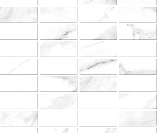 Мозаика Meissen White stream 30x30 белый (16677)