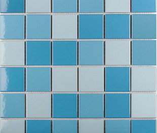 Кер. мозаика 48x48 Light Blue Mix Glossy (WB43388) 306х306х6