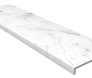 Ступень фронтальная Marble Anti-Slip Rout. Carrara Blanco 31,5*119,7