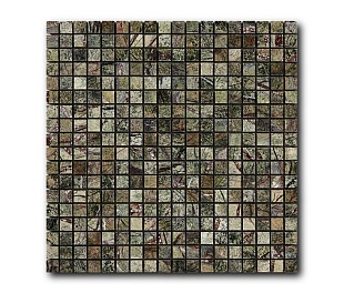 Мозаика из натурального камня  Art&Natura Marble Mosaic Rain Forest Green