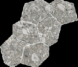 Мозаика Аймарас Сементо 39,5x24,2 полуполировка (в кор. 12 шт. = 0,74м2) - Mosaico Aymaras-SPR Cemento
