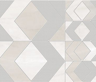 Керамическая плитка Gala Ivory Geometry Decor 24.2x70