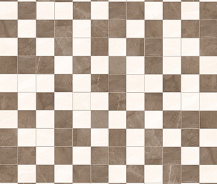 Керамическая плитка Мозаика 29.4*29.4 AMANI AVORIO/MARRON