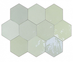 Zellige Hexa Mint (122083) 10,8х12,4