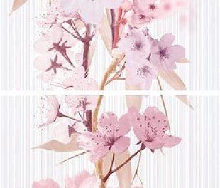 Sakura Панно P2D131 20х60 (из 2-х пл.)