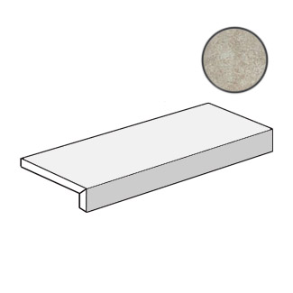 Керамическая плитка A0SX Ступень угловая AIX CENDRE SCALINO 37,5x150 см / коллекция AIX / производитель Atlas Concorde Italy / страна Италия
