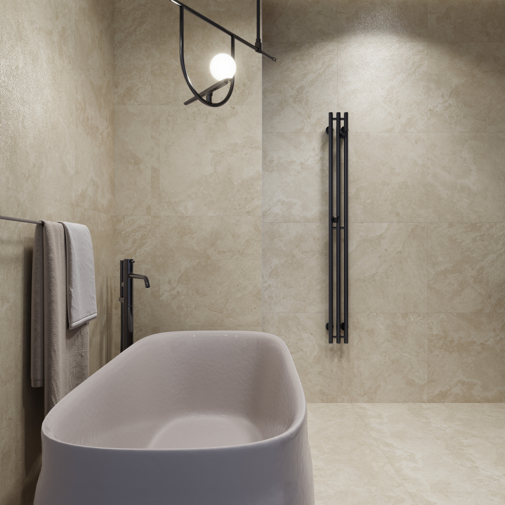 Керамогранит ARAWAK BEIGE / коллекция arcadiaceramica / производитель Arcadia Ceramica / страна Индия
