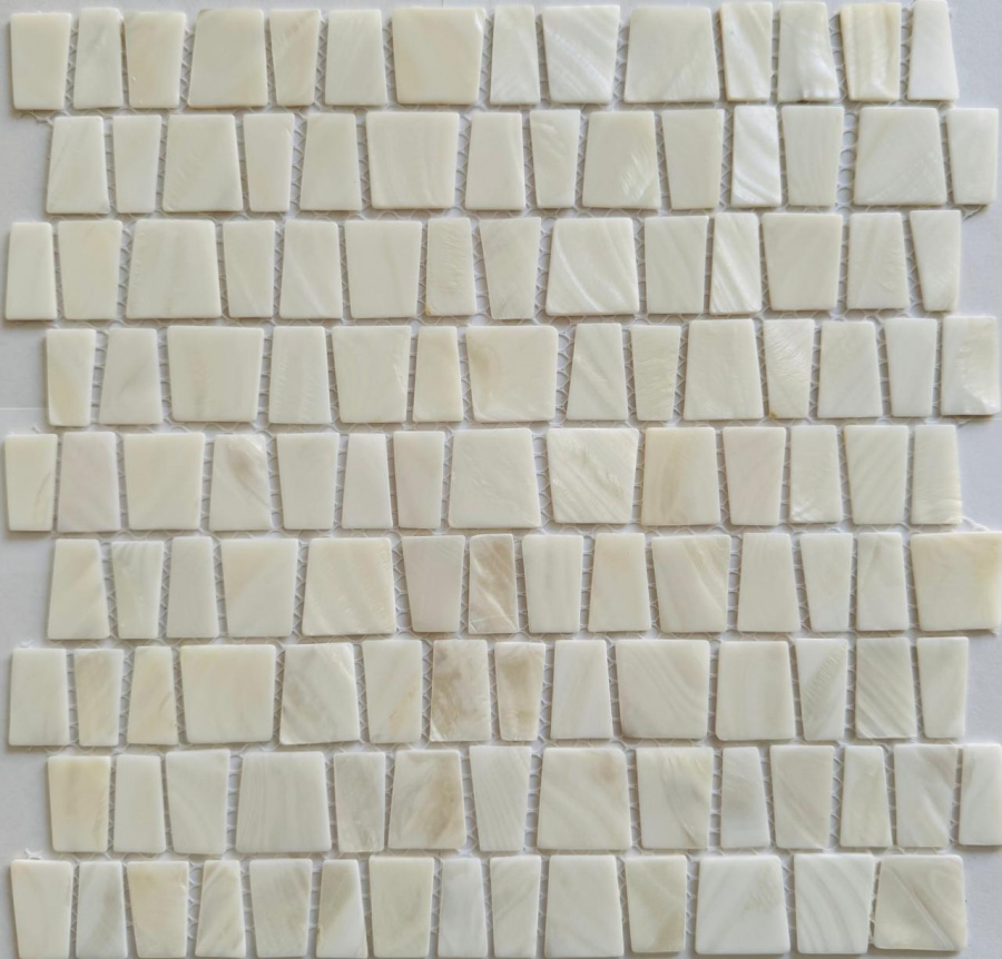 Мозаика PIX775 из натурального перламутра, чип произвольный, сетка 285х285х2 мм / коллекция Pixmosaic / производитель Pixmosaic / страна 