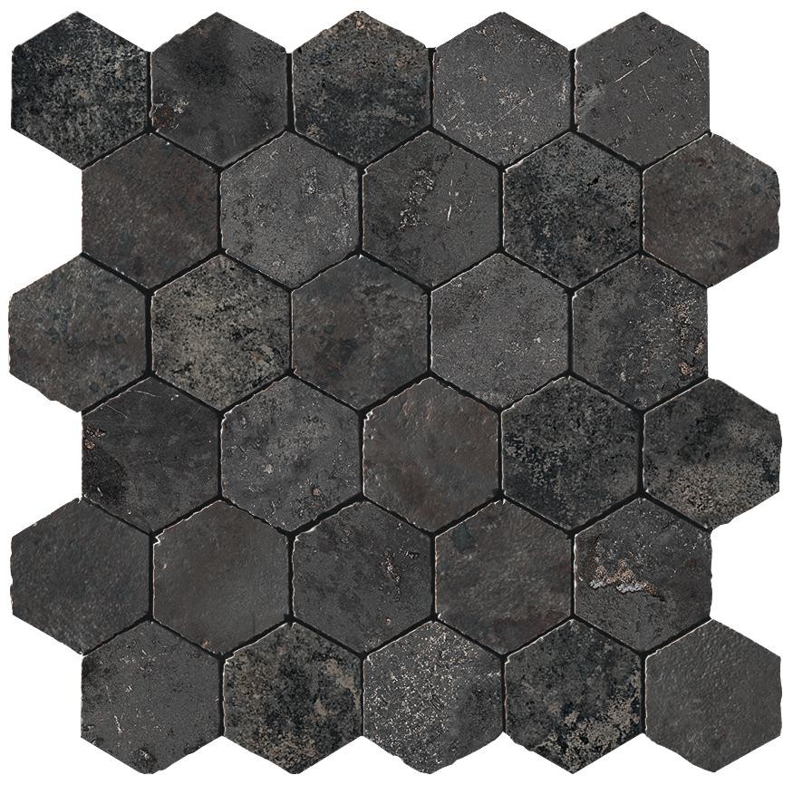 Мозаика A0UD Мозаика AIX FUMEE HONEYCOMB TUMBLED 30x31 см / коллекция AIX / производитель Atlas Concorde Italy / страна Италия