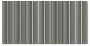 133426 Плитка FACES BARS STEEL BLUE 12,5x25 см