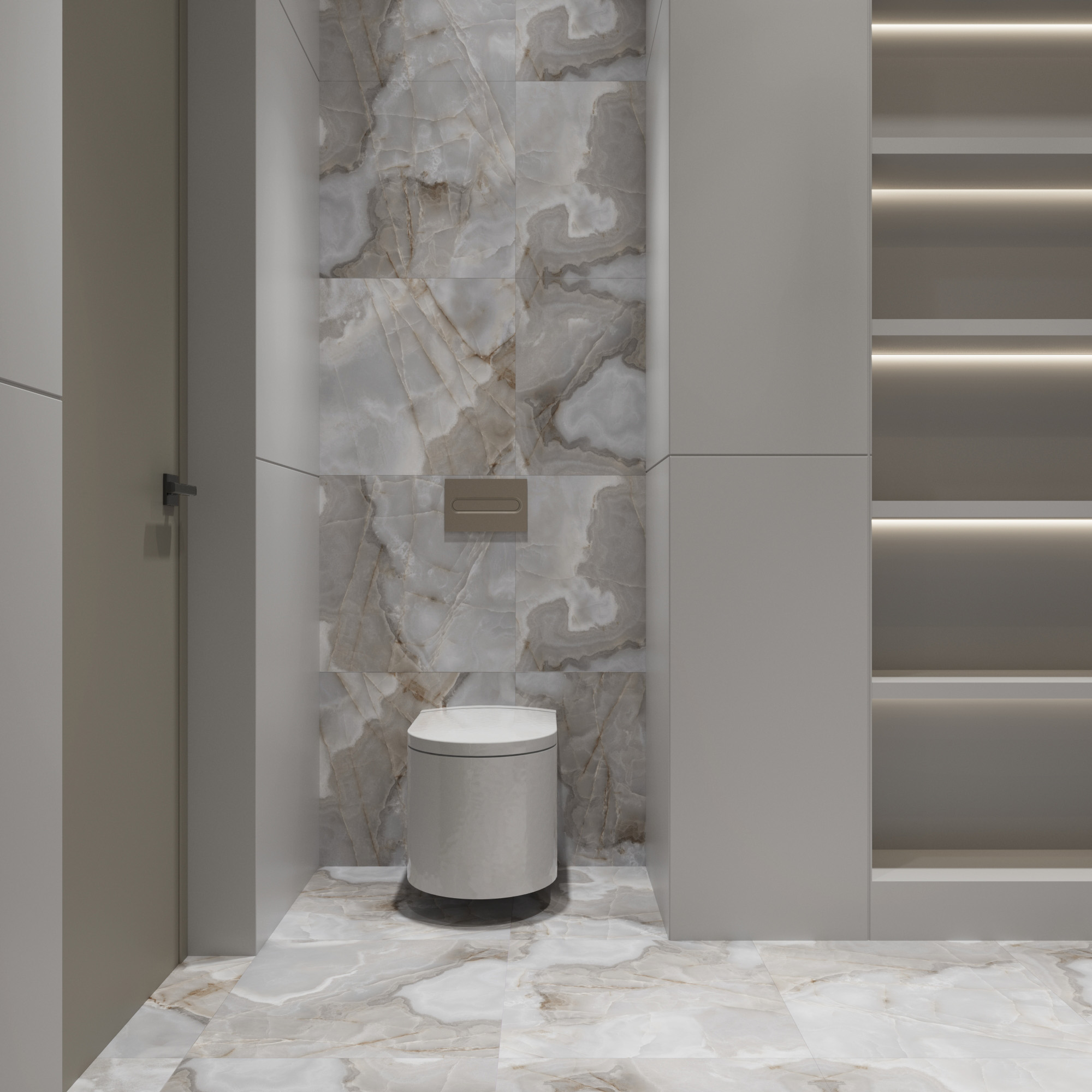 Керамогранит REX ONYX BLUE / коллекция arcadiaceramica / производитель Arcadia Ceramica / страна Индия