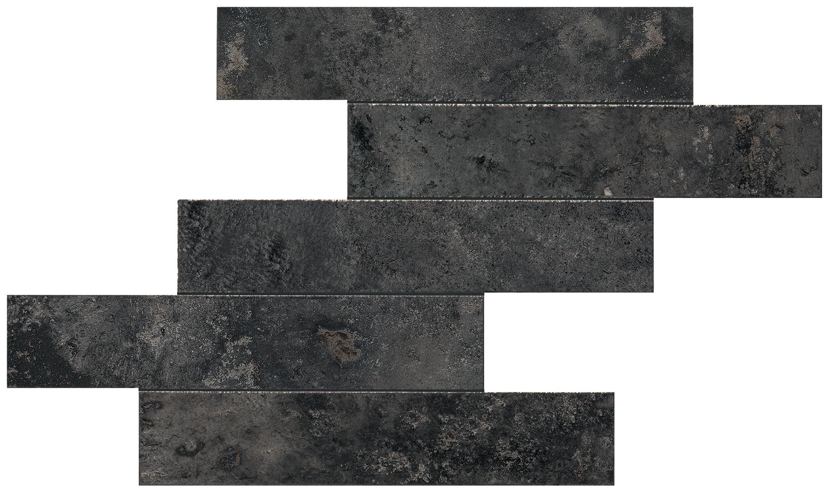 Мозаика A0UH Мозаика AIX FUMEE BRICK TUMBLED 37x37 см / коллекция AIX / производитель Atlas Concorde Italy / страна Италия