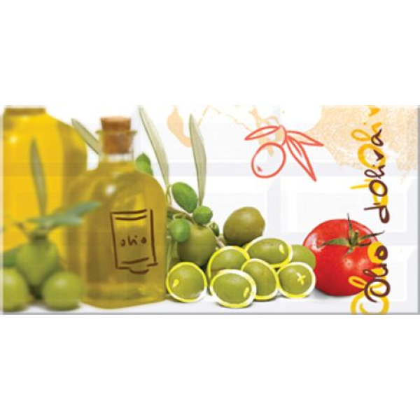 Керамогранит Декор ВОГ Олива 20,1х40,5 (13шт) / коллекция ВОГ 20,1х40,5 / производитель AZORI / страна Россия