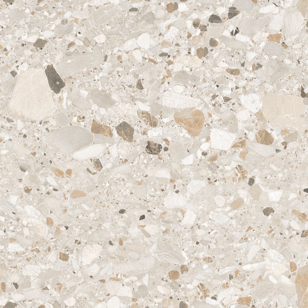 Керамогранит Керамогранит Realistik Terazzo Crema Carving 60x60 (1,44) / коллекция rkeramika / производитель Realistik / страна Индия