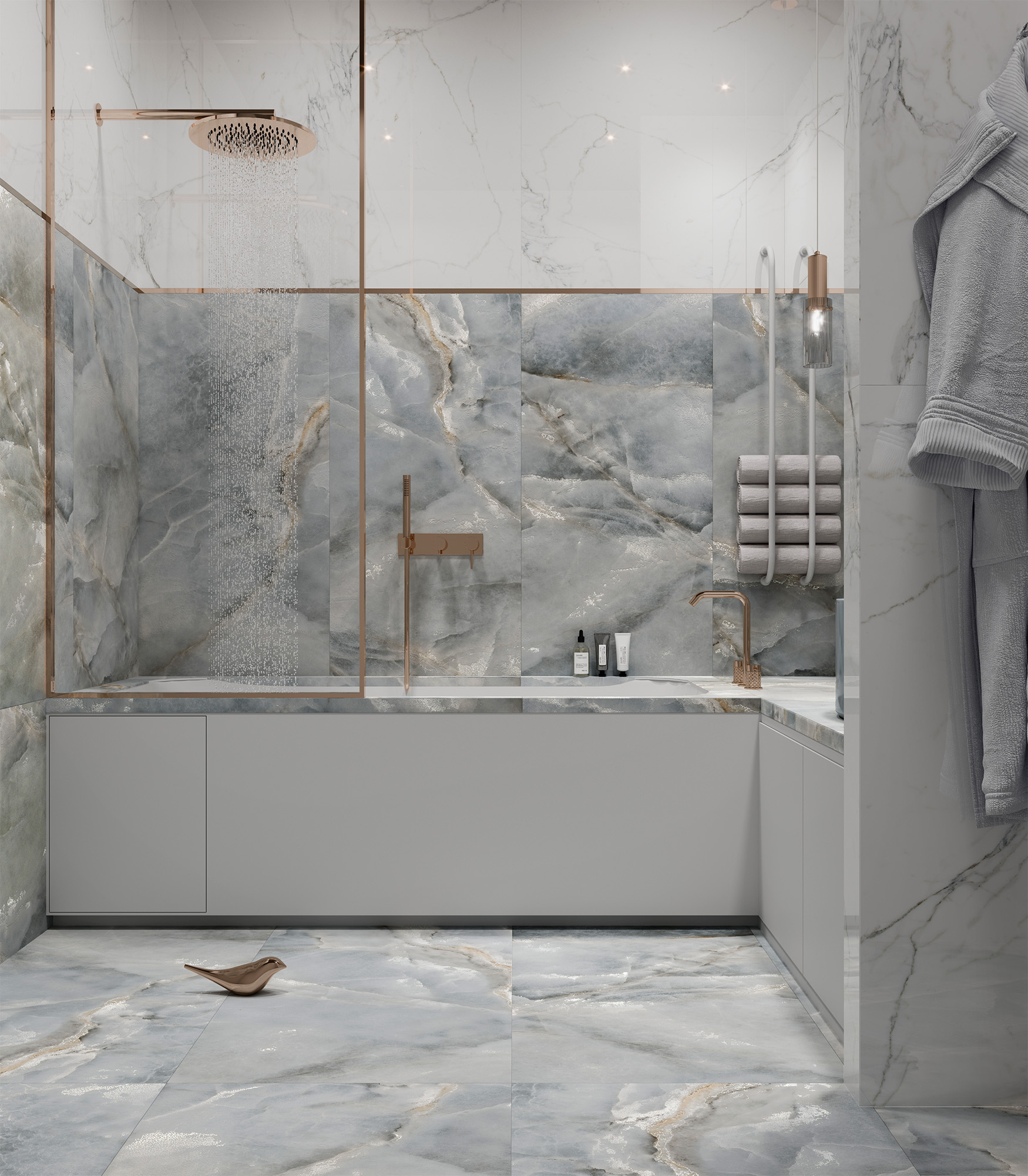 Керамогранит ASCOLI BLUE / коллекция arcadiaceramica / производитель Arcadia Ceramica / страна Индия