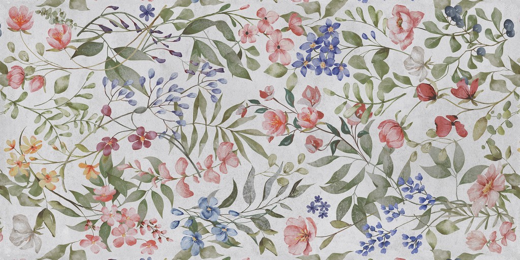 Керамогранит Fragrance 600х1200мм GLU, керамогранит ENNFACE / коллекция Floristry Ennface  / производитель Ennface / страна Индия