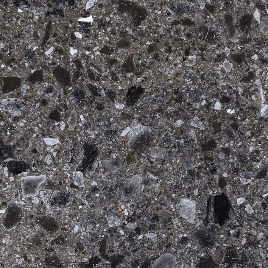 Керамическая плитка Керамогранит Terrazzo Dark Grey Matt. 60x60 / коллекция TERRAZZO / производитель KERRANOVA / страна Россия