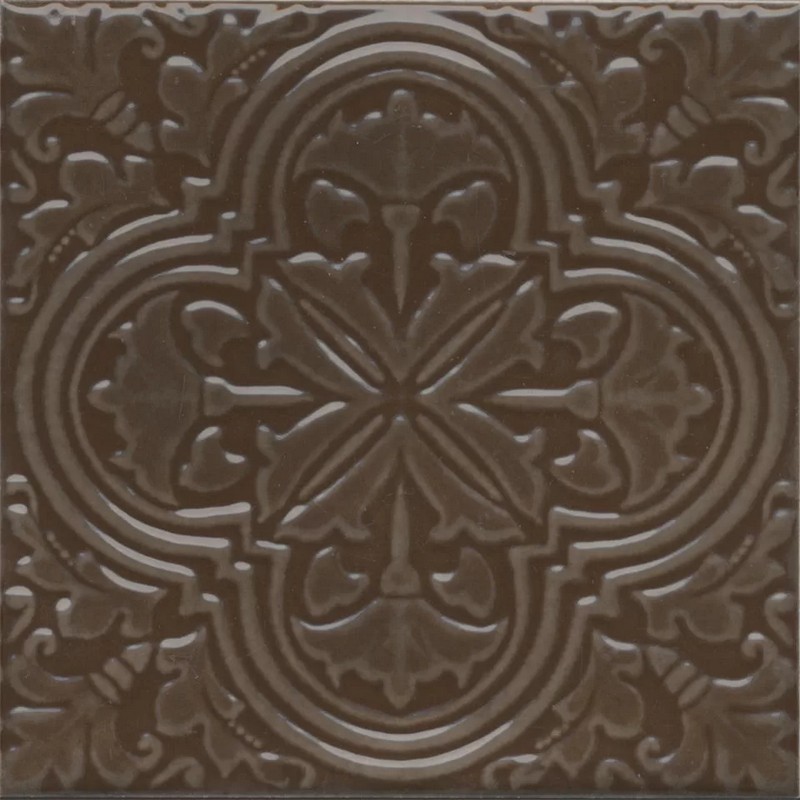 Керамическая плитка KMD3STA005BN Фес коричневый глянцевый (34шт) декор / коллекция Фес KЕRАМА МАRАZZI / производитель Kerama Marazzi / страна Россия