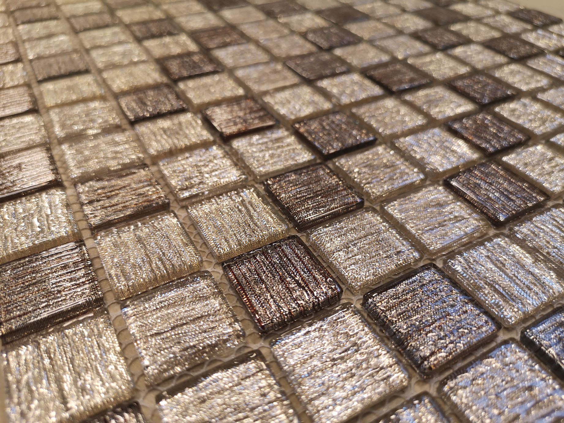 Мозаика Golden Tissue 23x23x4 (ПУ) / коллекция Silk Way / производитель Caramelle  LeeDo / страна Китай