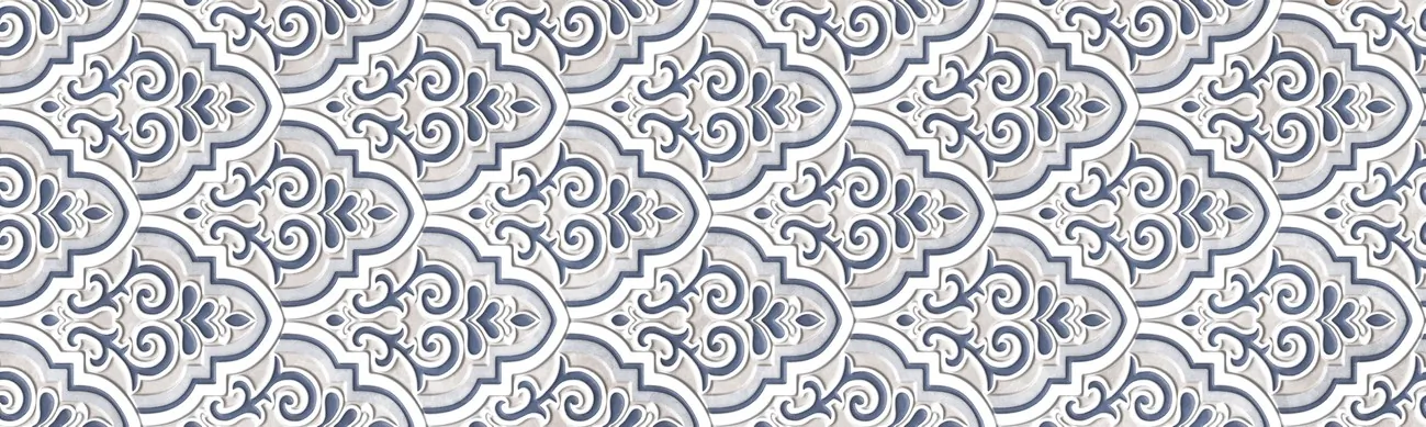 Керамическая плитка Ona Blue Bow 29,75x99,55 / коллекция Ona Aparici / производитель Aparici / страна Испания
