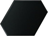 23832 Плитка SCALE BENZENE BLACK MATT 10,8x12,4 см