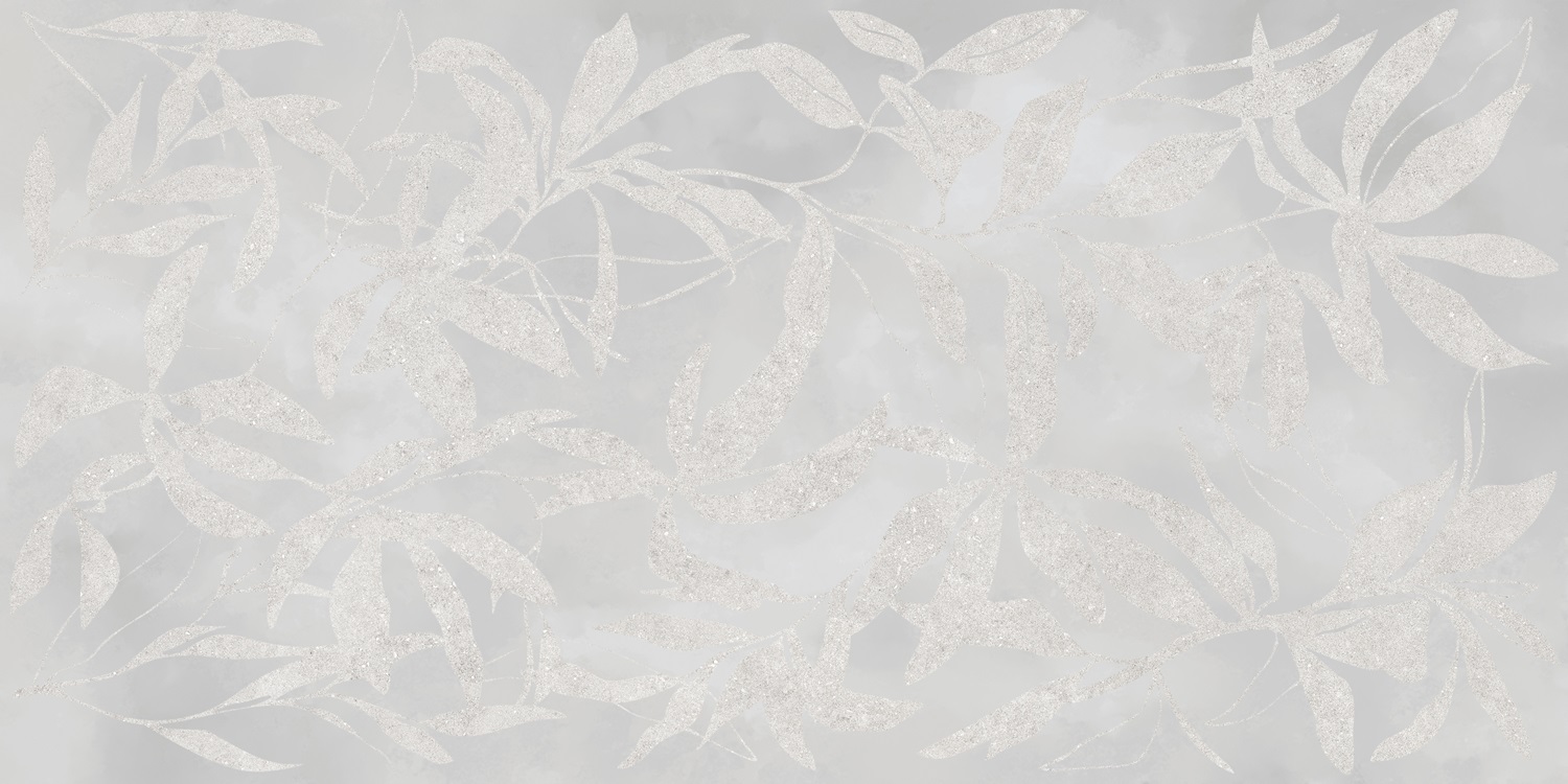 Керамогранит Керамогранит Vitra ArtWall Цветы Серый Матовый 60x120 (1,44) / коллекция rkeramika ARTWALL / производитель Vitra / страна Россия
