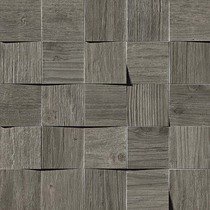 Axi Grey Timber Mosaico 3D (AMV4) 35x35