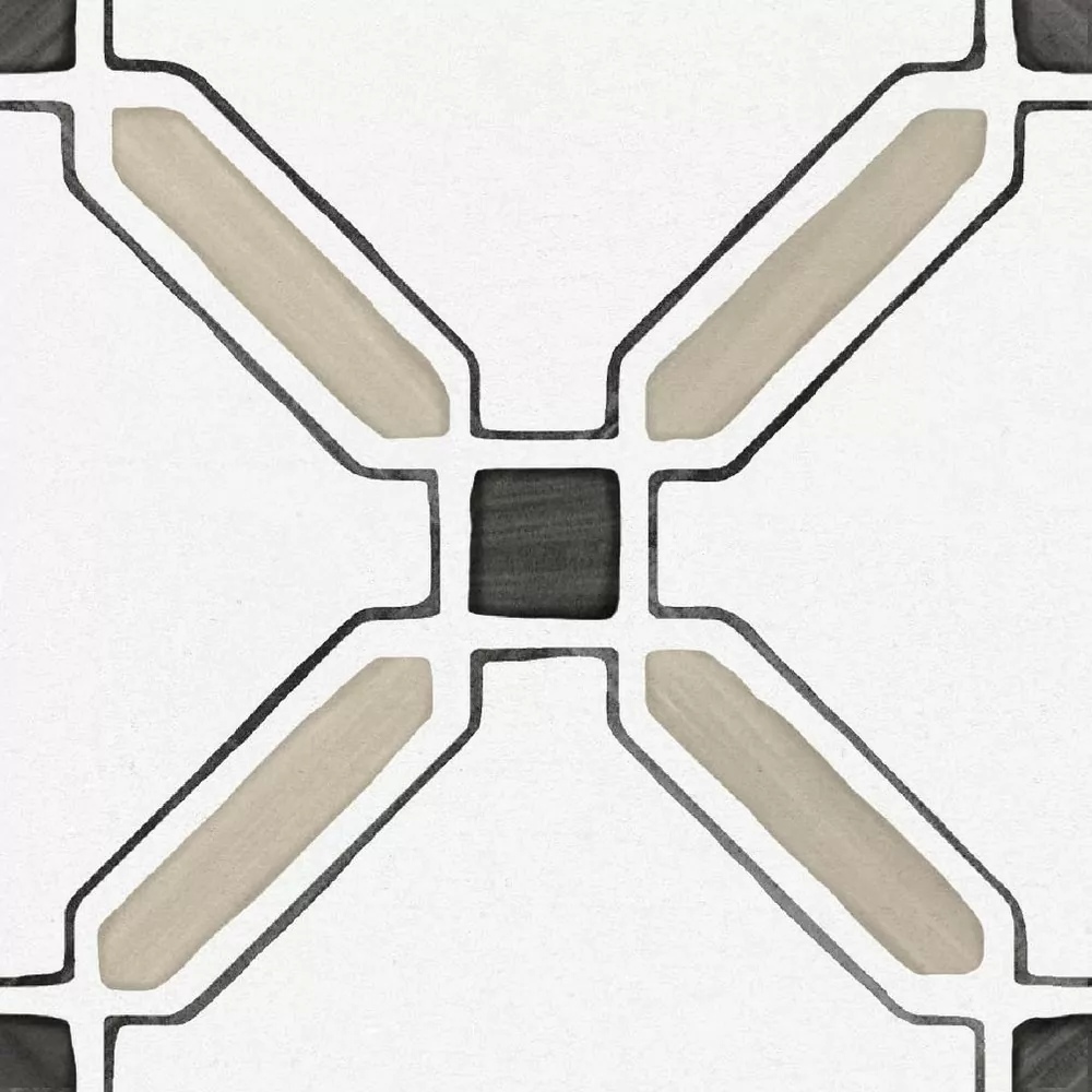 Керамогранит Ponza Cross 200х200х8 Matt, керамогранит ENNFACE / коллекция PATTERN Ennface / производитель Ennface / страна Индия