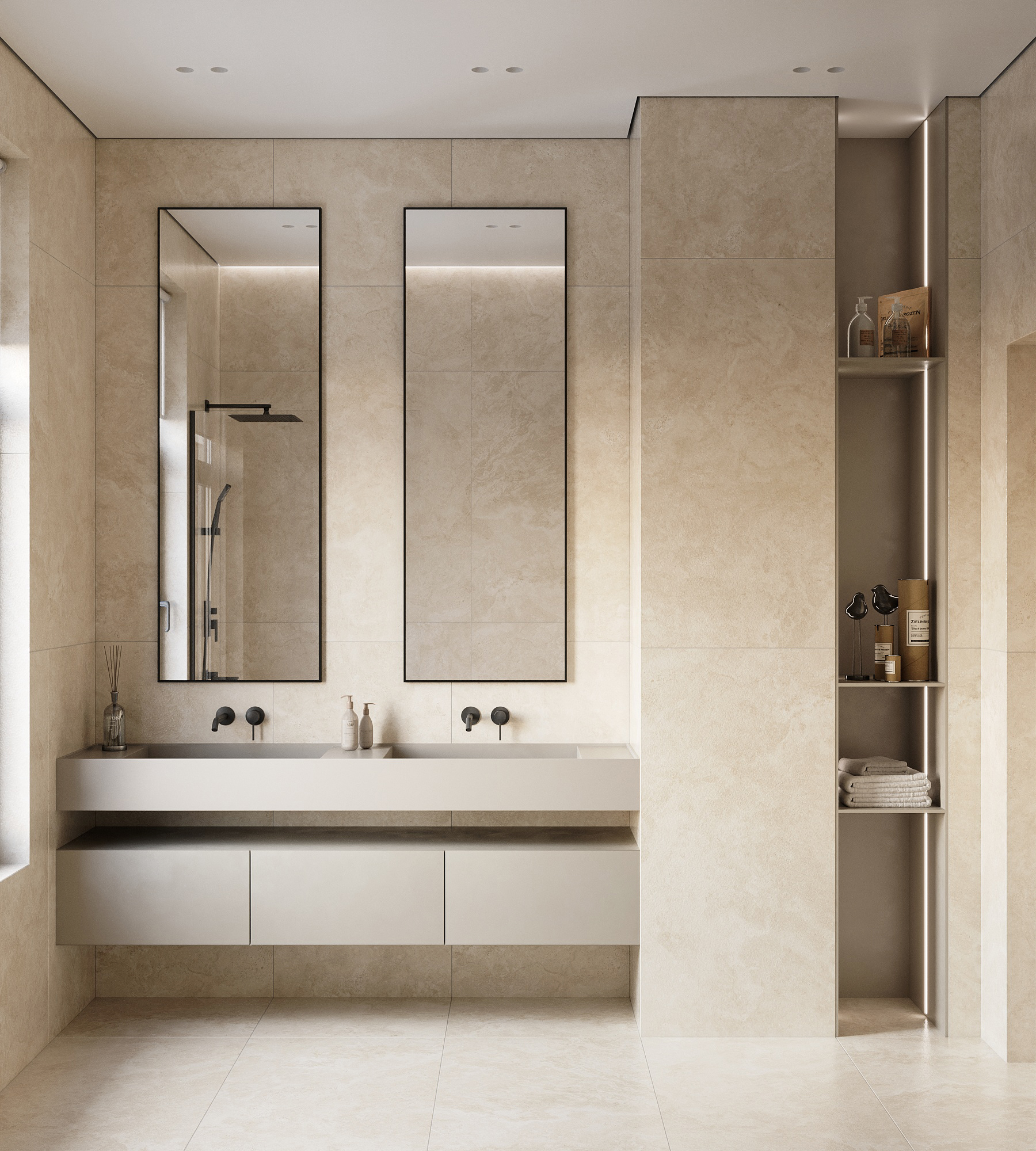 Керамогранит ARAWAK BEIGE / коллекция arcadiaceramica / производитель Arcadia Ceramica / страна Индия