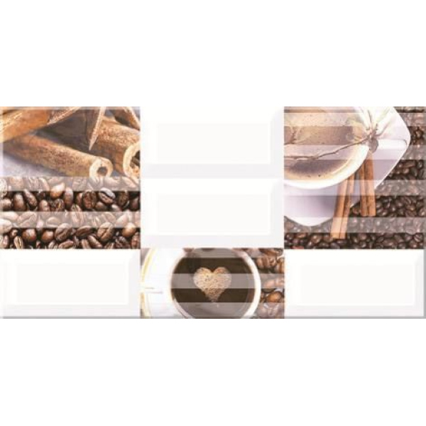 Керамогранит Декор ВОГ Мокко 20,1х40,5 (13шт) / коллекция ВОГ 20,1х40,5 / производитель AZORI / страна Россия