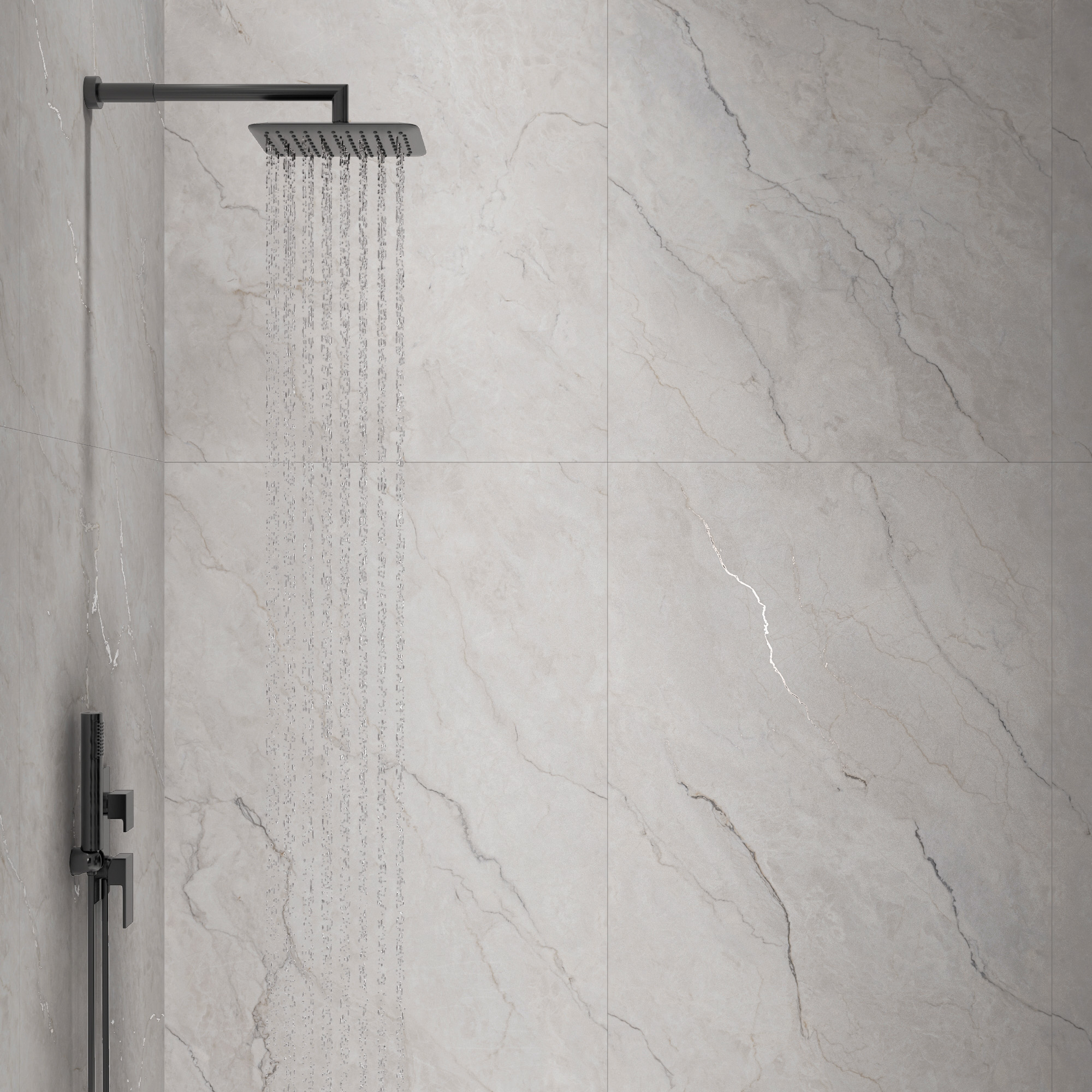 Керамогранит LUMIERE WHITE / коллекция arcadiaceramica / производитель Creanza / страна Индия