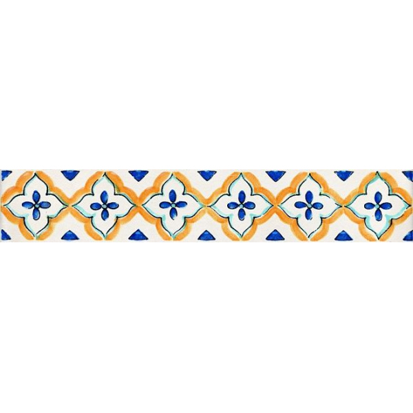 Керамогранит STG\A350\5232 Бордюр Капри майолика 3,6х20 (32шт) / коллекция Капри/Позитано 20х20 / производитель Kerama Marazzi / страна Россия