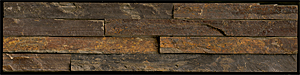 Мозаика из натурального камня GLOBE Brick Nepal 10x40x1,5/2,5 см