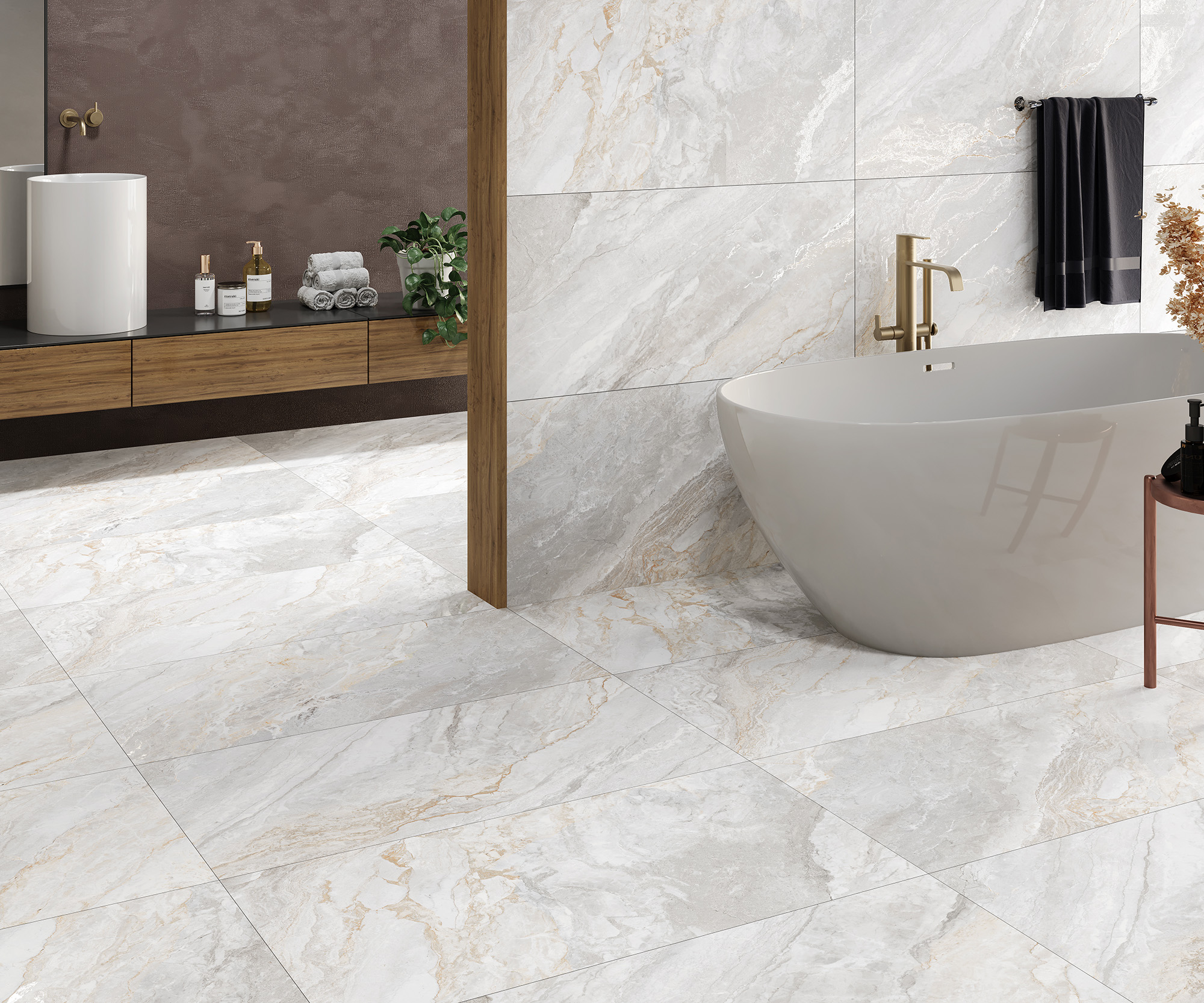 Керамогранит TRIVOLA BIANCO / коллекция arcadiaceramica / производитель Arcadia Ceramica / страна Индия