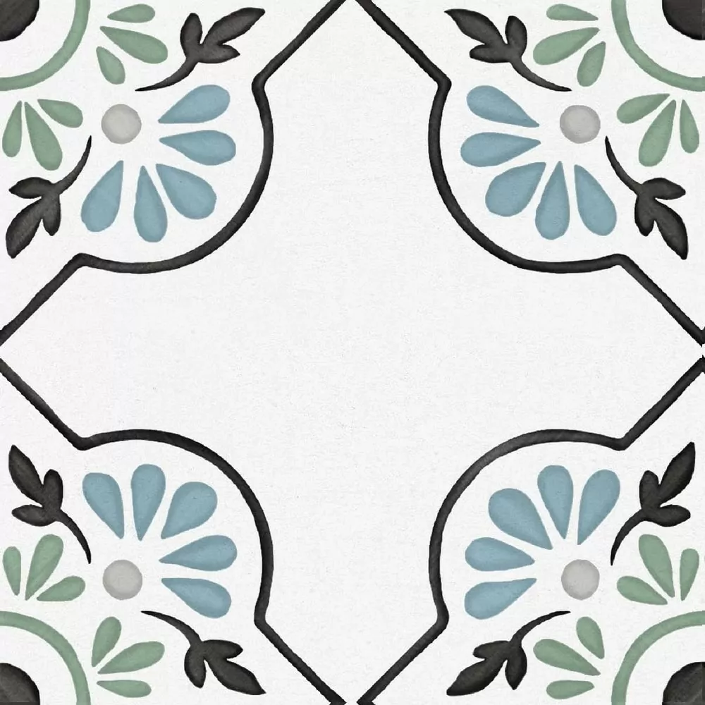 Керамогранит Ponza Petals 200х200х8 Matt, керамогранит ENNFACE / коллекция PATTERN Ennface / производитель Ennface / страна Индия