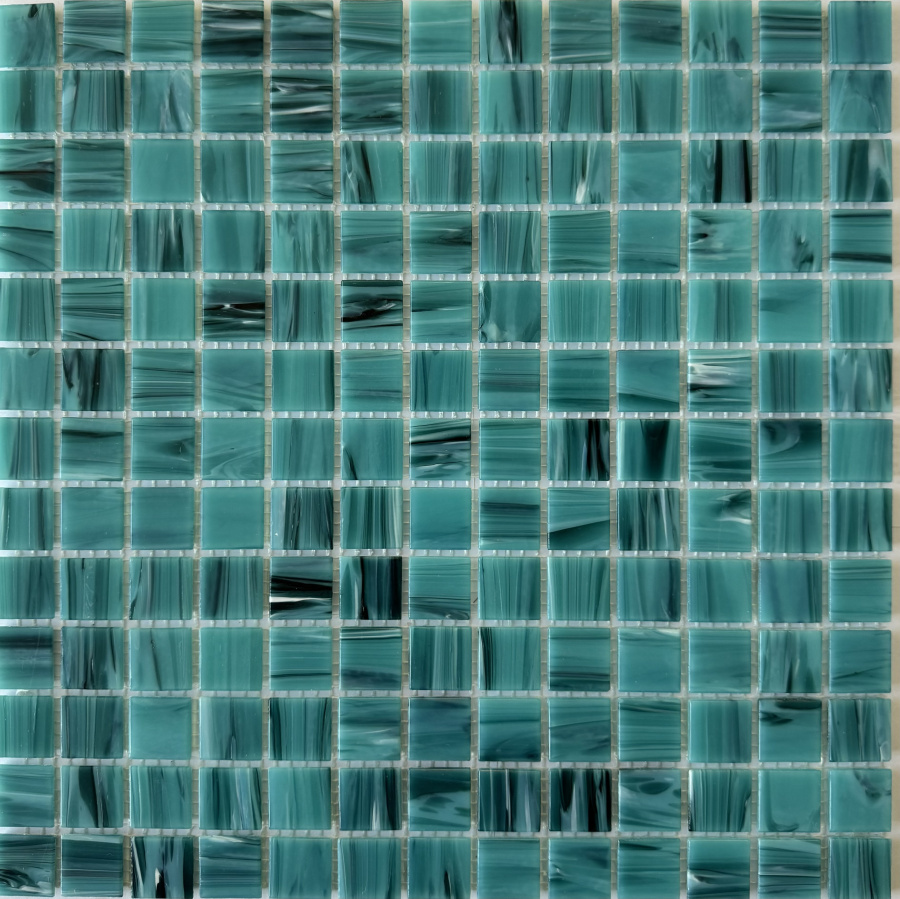 Мозаика PIX130 из стекла, чип 23x23 мм, сетка 327х327х4 мм / коллекция Pixmosaic / производитель Pixmosaic / страна 