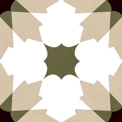 Керамогранит Керамическая плитка ORNAMENT 20023 20*20 MATT / коллекция ORNAMENT ALPAS CERA / производитель Alpas / страна Индия