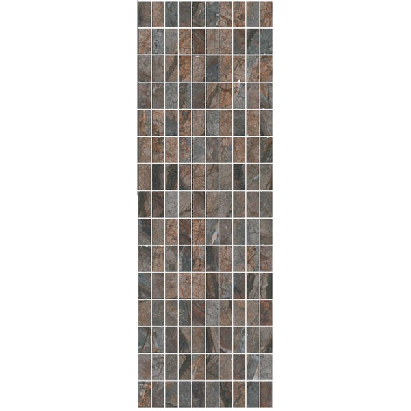 Керамическая плитка MM12143 Декор Театро коричневый мозаичный 25x75 (5шт) / коллекция ТЕАТРО Kerama Marazzi / производитель Kerama Marazzi / страна Россия