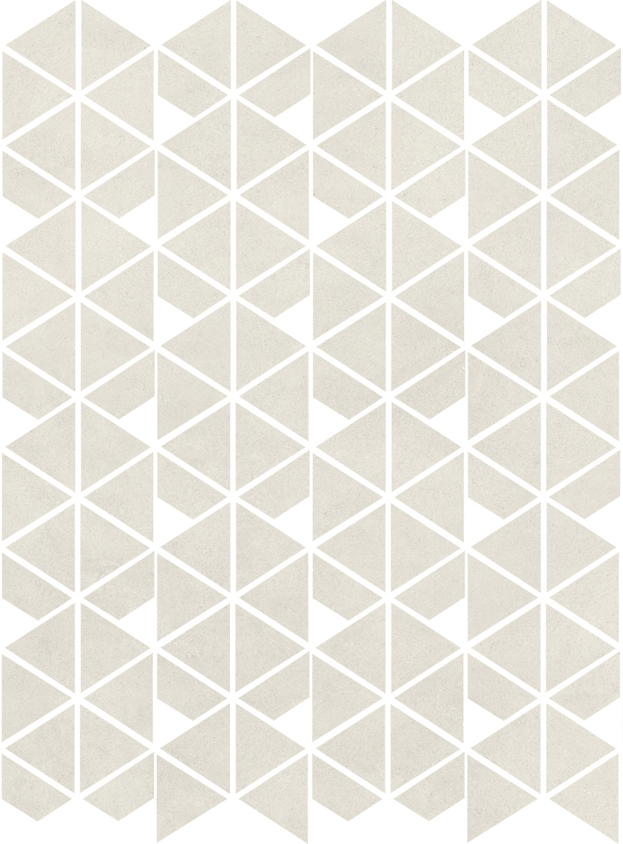 Керамическая плитка Керамогранит Cava White Mosaic. E. 22.8x27.8 / коллекция CAVA / производитель Living Ceramics / страна Испания