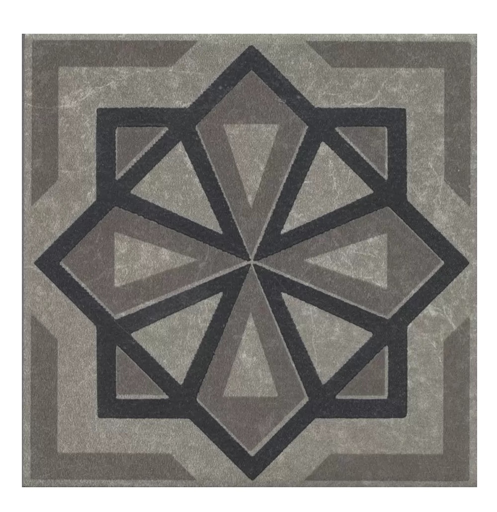 Керамогранит Плитка из керамогранита Kerama Marazzi Касабланка 9.8х9.8 серый (KMD3STA051GN) / коллекция Касабланка KЕRАМА МАRАZZI / производитель Kerama Marazzi / страна Россия