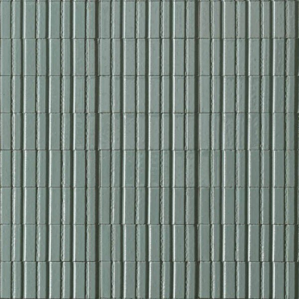 Керамогранит RAEP Glacé Struttura 3D Rayé Turchese Glossy 7,5x20 / коллекция GLACE RAGNO / производитель RAGNO / страна Италия