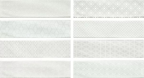 Керамическая плитка DECOR OPAL WHITE 7,5*30 / коллекция OPAL / производитель CIFRE CERAMICA / страна Испания