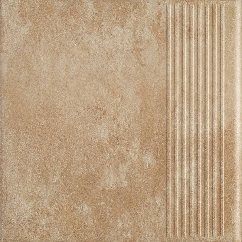 Керамическая плитка Ступень Ceramika Paradyz Ilario Beige Stopnica Prosta 30x30 / коллекция Ilario beige / производитель  / страна 